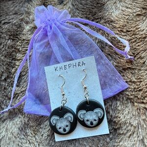 ✨New 🪩Flash Sale! Koala Design Earrings Handmade
